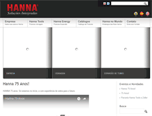 Tablet Screenshot of hannatools.com
